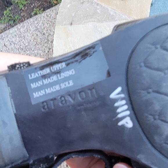 Aravon by new balance Serena AAO02BK Black Sandleather upper sandals sz10 - Picture 2 of 11